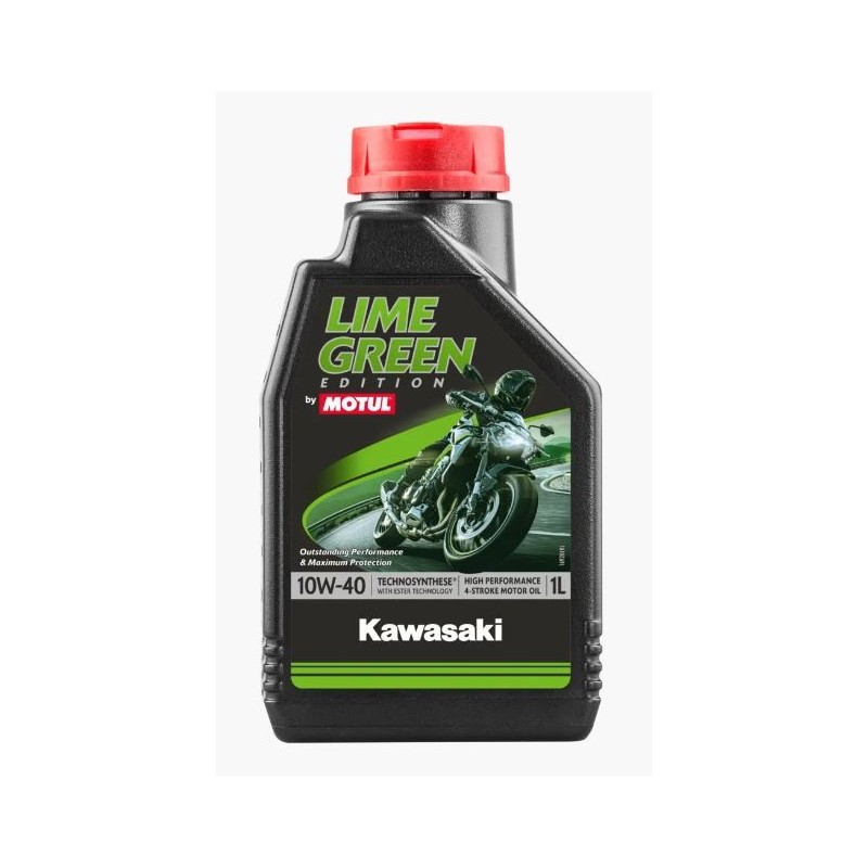 KAWASAKI LIME GREEN BY MOTUL 10W-40 4T