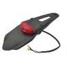 Porta targa Universale + Luce Stop + Luce targa LED MOTO ENDURO