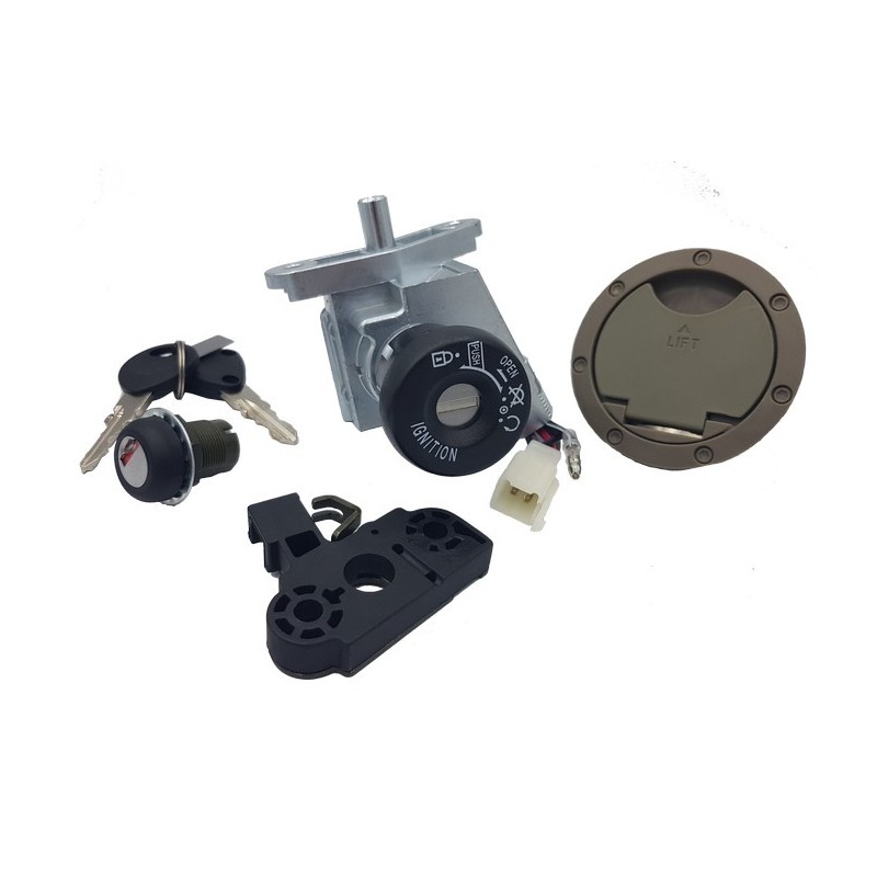 SERRATURE MBK NITRO / YAMAHA AEROX 2003-2012 4 PEZZI