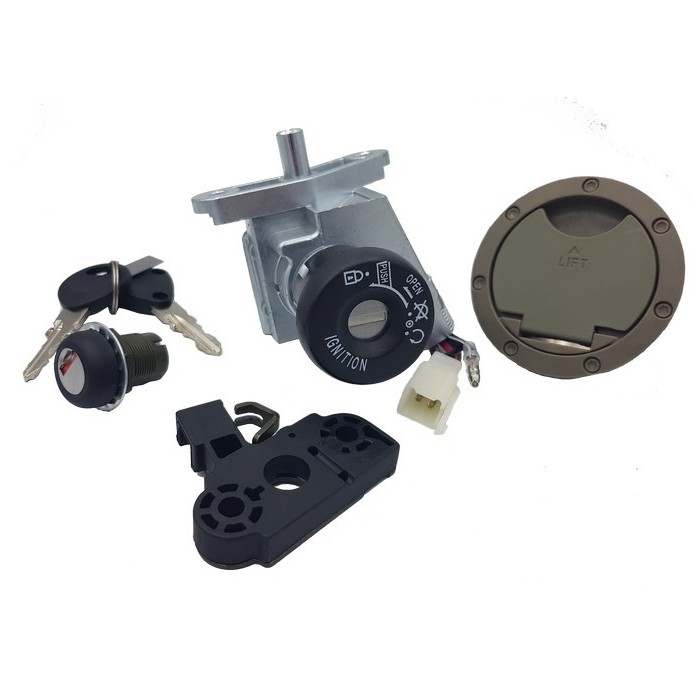 SERRATURE MBK NITRO / YAMAHA AEROX 2003-2012 4 PEZZI