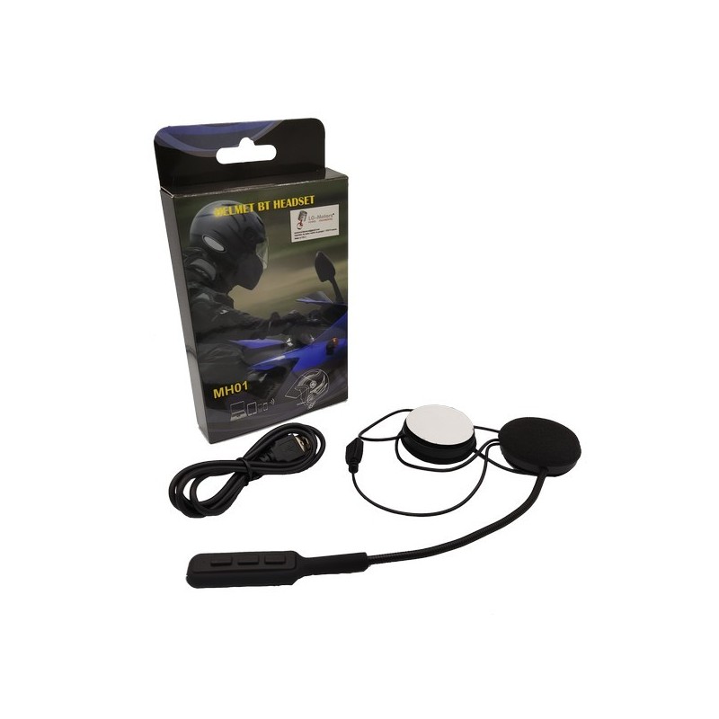 CUFFIA AURICOLARE HELMET BLUETOOTH 5.0 HEADSET PER CASCO