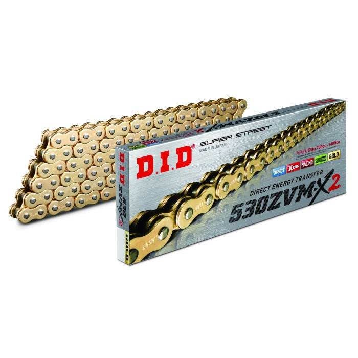 CATENA DID 530 ZVMX2 G&G 120 MAGLIE GOLD
