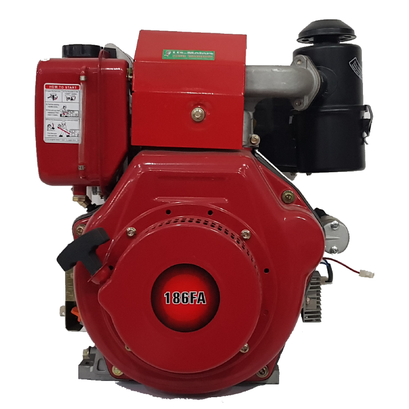 MOTORE DIESEL 10HP 416cc AVVIAMENTO ELETTRICO