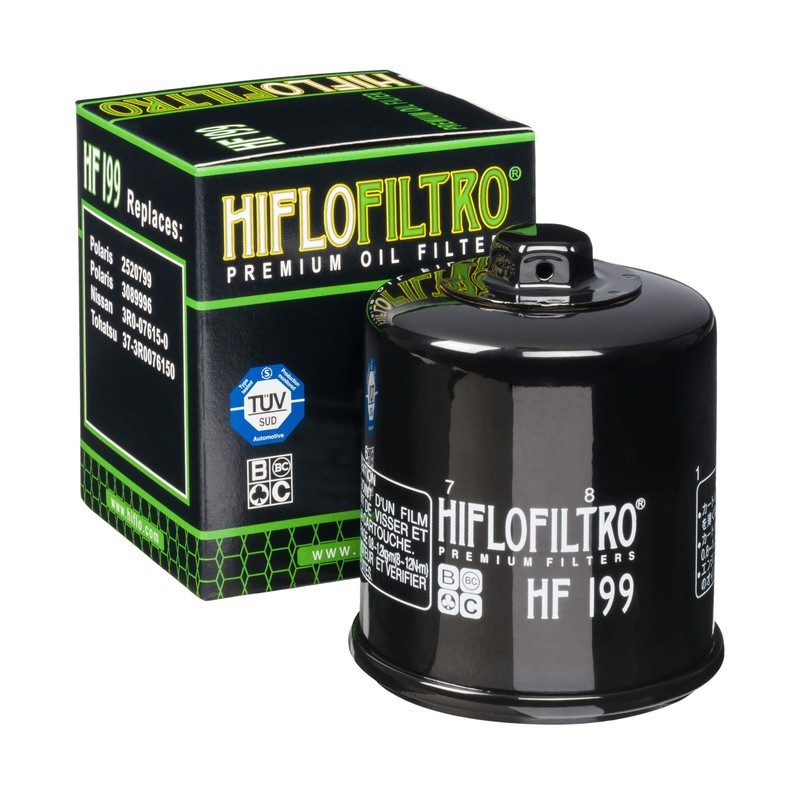 FILTRO OLIO SPIN-ON IN CARTA NERO LUCIDO
