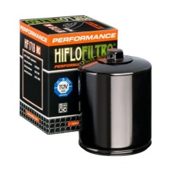 FILTRO OLIO SPIN-ON RACING CON DADO IN CARTA NERO LUCIDO