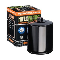 FILTRO OLIO SPIN-ON RACING CON DADO IN CARTA NERO LUCIDO