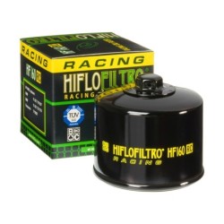 FILTRO OLIO SPIN-ON RACING CON DADO IN CARTA NERO LUCIDO