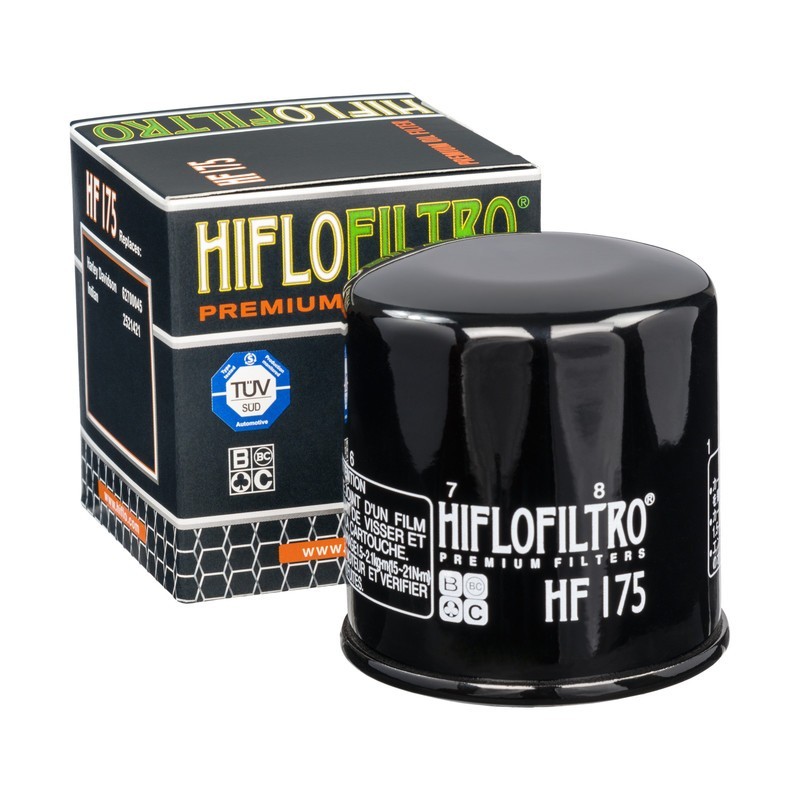 FILTRO OLIO SPIN-ON IN CARTA NERO LUCIDO