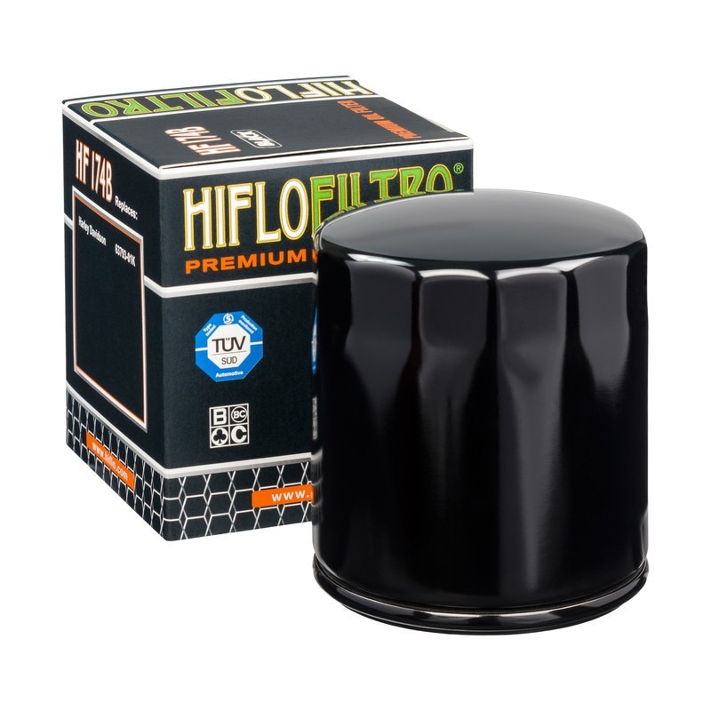 FILTRO OLIO SPIN-ON IN CARTA NERO LUCIDO
