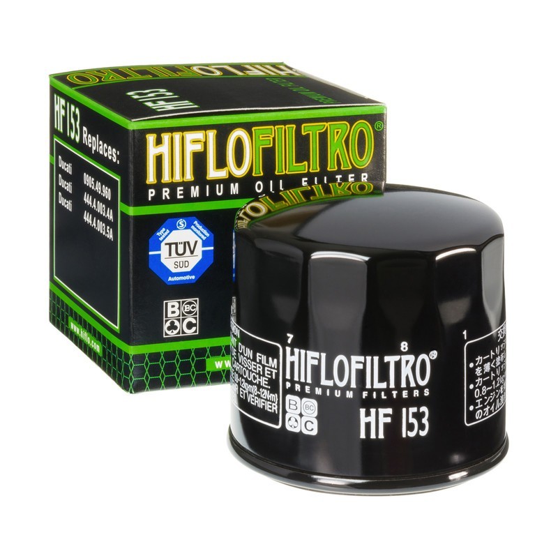 FILTRO OLIO SPIN-ON IN CARTA NERO LUCIDO