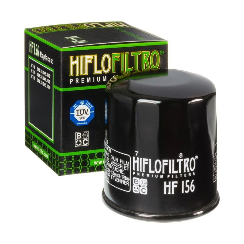 FILTRO OLIO SPIN-ON IN CARTA NERO LUCIDO