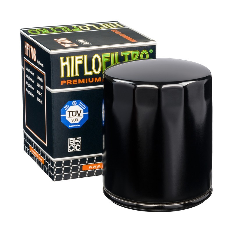 FILTRO OLIO SPIN-ON IN CARTA NERO LUCIDO