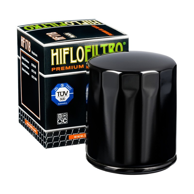FILTRO OLIO SPIN-ON IN CARTA NERO LUCIDO
