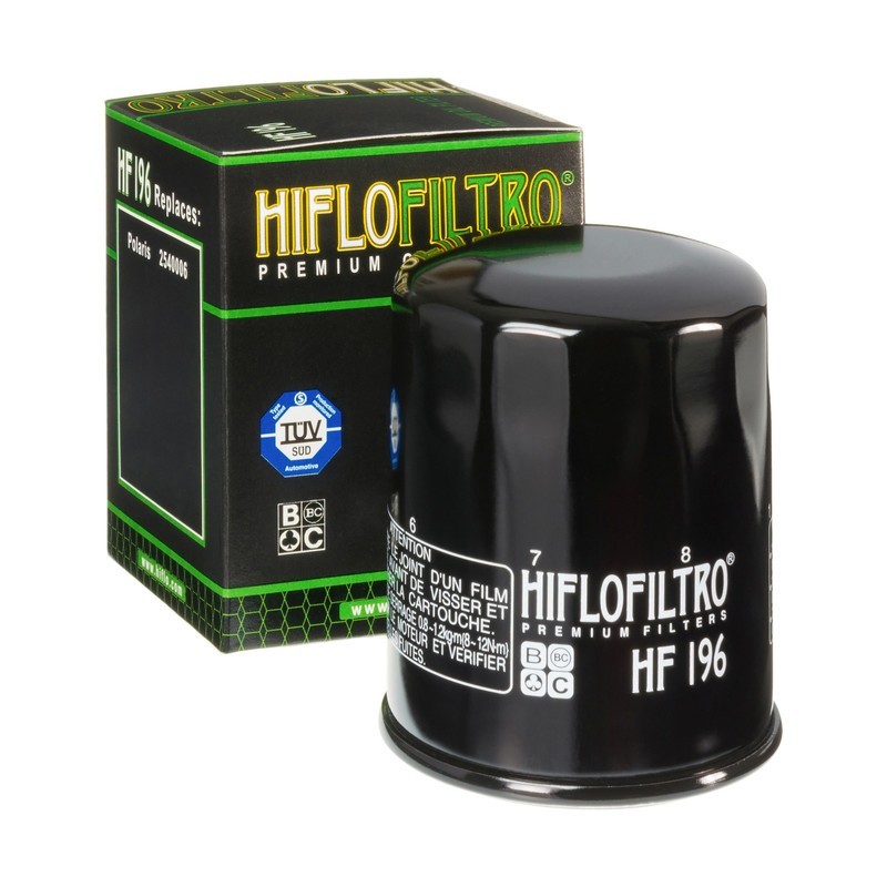 FILTRO OLIO SPIN-ON IN CARTA NERO LUCIDO