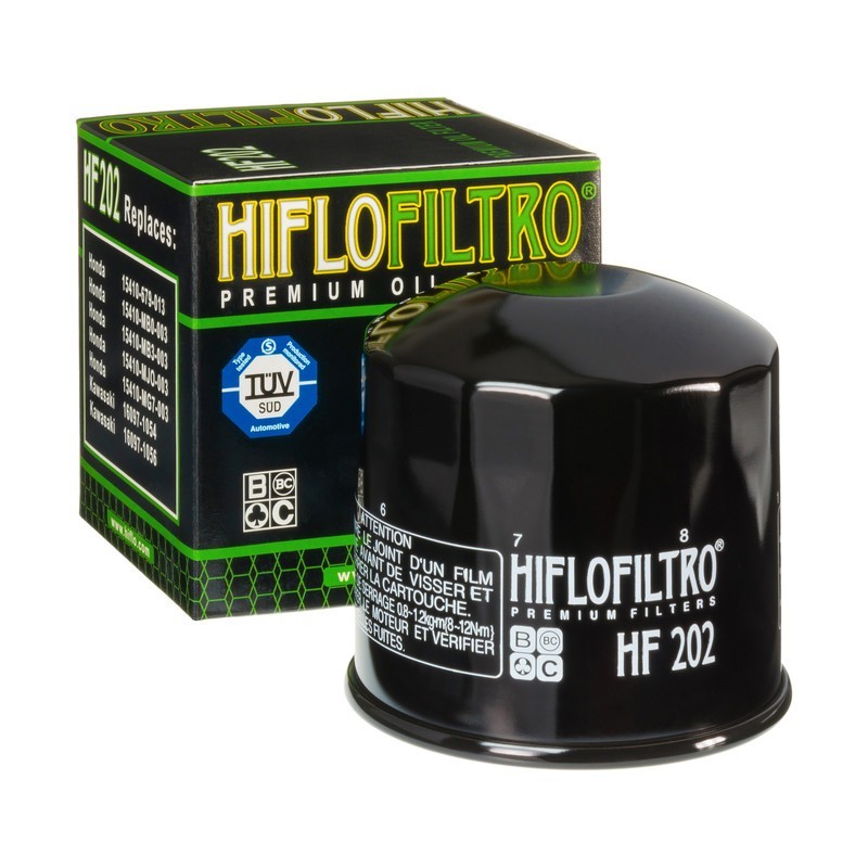 FILTRO OLIO SPIN-ON IN CARTA NERO LUCIDO