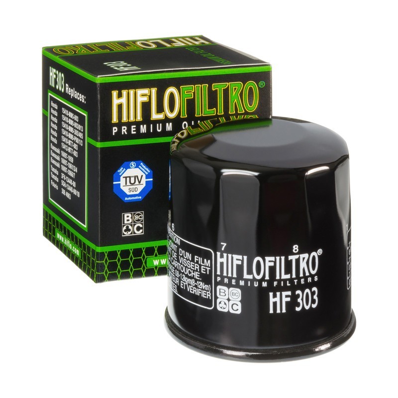 FILTRO OLIO SPIN-ON IN CARTA NERO LUCIDO