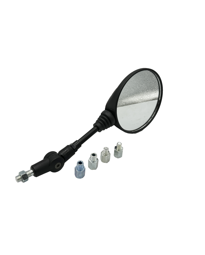 Specchi specchietti retrovisori bar-end neri per manubri da 22 e 25mm