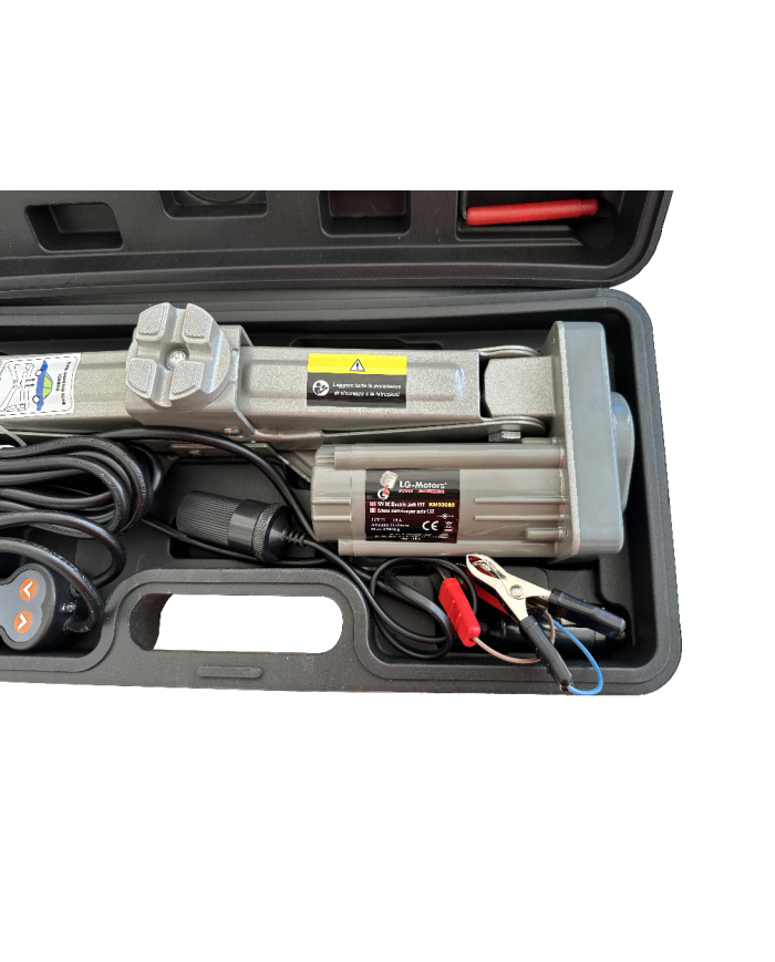 KM02085 Cric/Sollevatore elettrico 12 Volt per auto con telecomando