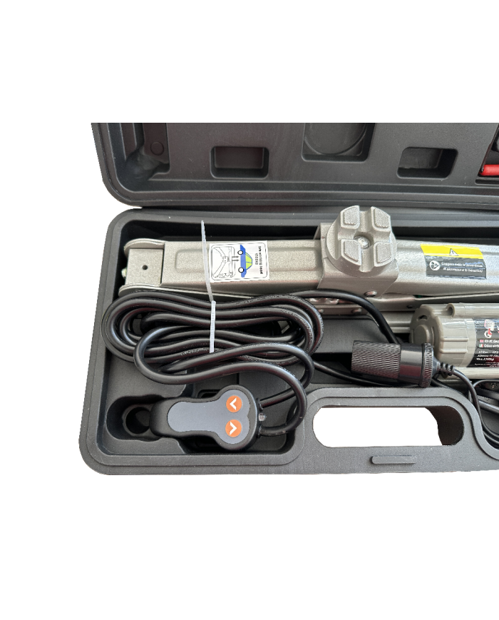KM02085 Cric/Sollevatore elettrico 12 Volt per auto con telecomando