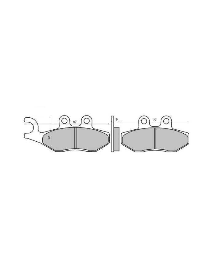 PASTIGLIE FRENO LG-MOTORS PER APRILIA GILERA PIAGGIO