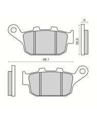 PASTIGLIE FRENO ORGANICHE LG MOTORS SCOOTER HONDA - KAWASAKI - SUZUKI