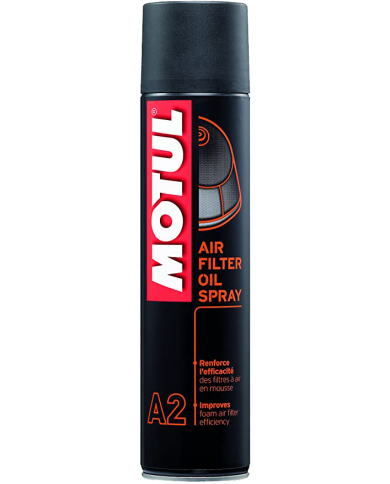 MOTUL A2 Olio Lubrificante Spray per Filtri Aria Moto Cross Enduro Quad 400ml