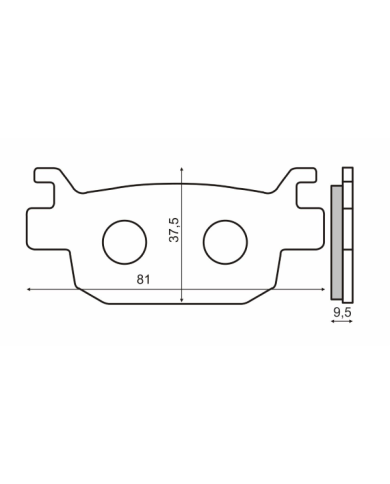 PASTIGLIE FRENO ORGANICHE LG MOTORS HONDA SH 300CC
