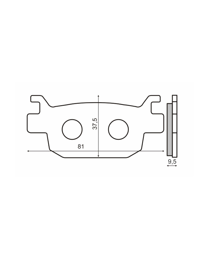 PASTIGLIE FRENO ORGANICHE LG MOTORS HONDA SH 300CC