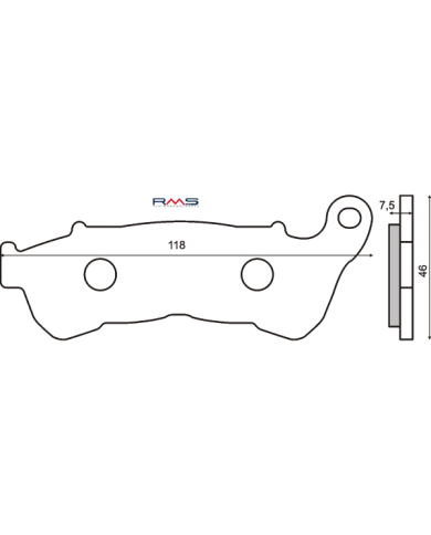PASTIGLIE FRENO ORGANICHE LG MOTORS HONDA SH 300CC