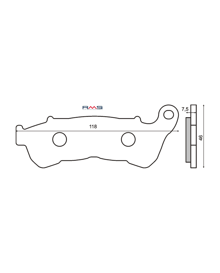 PASTIGLIE FRENO ORGANICHE LG MOTORS HONDA SH 300CC