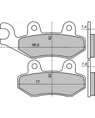 PASTIGLIE FRENO ORGANICHE LG MOTORS KYMCO SUZUKI TRIUMPH