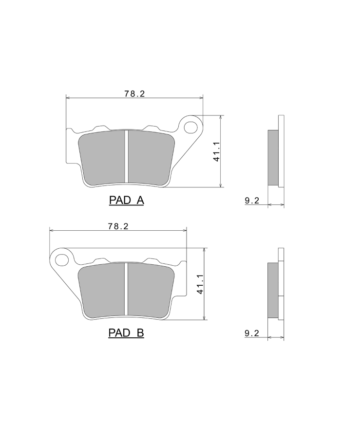 PASTIGLIE FRENO ORGANICHE LG MOTORS YAMAHA