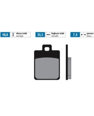 174.0014 POLINI PASTIGLIE FRENO FOR RACE BENELLI - GILERA - PIAGGIO - VESPA