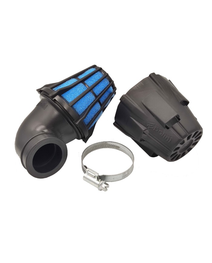 203.0095 AIR BOX POLINI IN PLASTICA PICCOLO INCLINATO 90' IMBOCCO D.32 - CARBURATORI PHBG