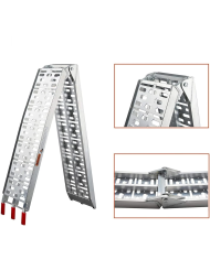 Rampa di carico ripiegabile per moto e quad, in alluminio, 340 kg