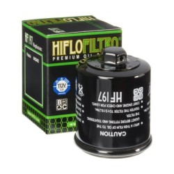 FILTRO OLIO SPIN-ON CON DADO IN CARTA NERO LUCIDO