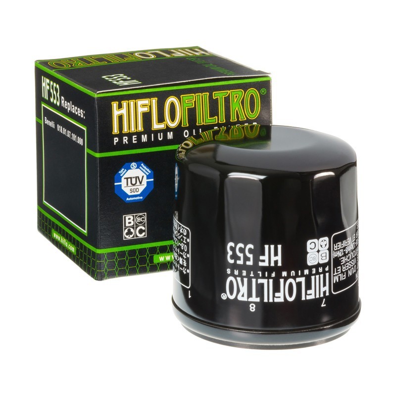 FILTRO OLIO SPIN-ON IN CARTA NERO LUCIDO