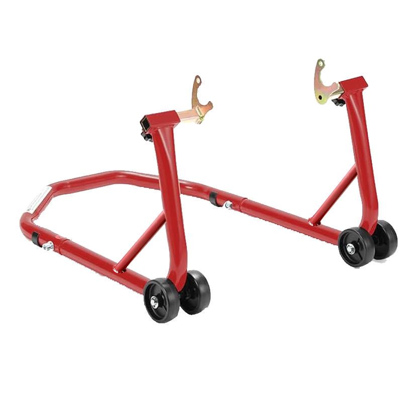 Cavalletto Alzamoto Posteriore Con Supporti a forchetta Alza Moto Universale
