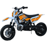 MINI MOTO MINICROSS 50 cc COLORE ARANCIONE RUOTE 10 - 10