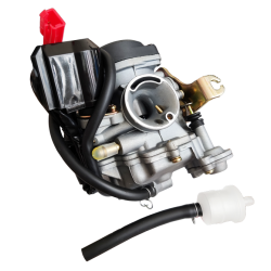 CARBURATORE COMPLETO STARTER E FILTRO BENZINA GY6 125 150